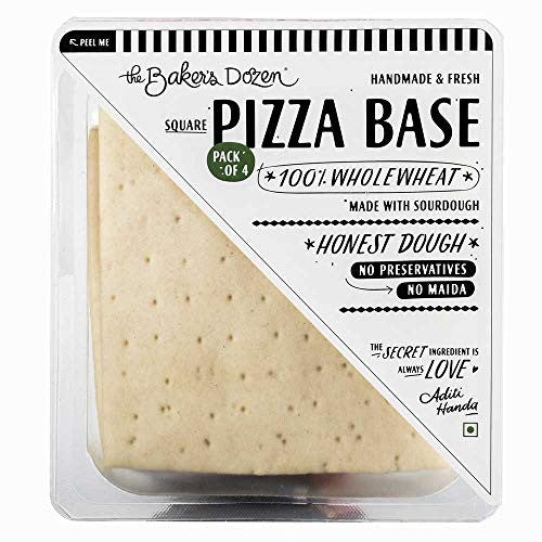 The Bakers Dozen Pizza Base 100% Whole Wheat 140Gm