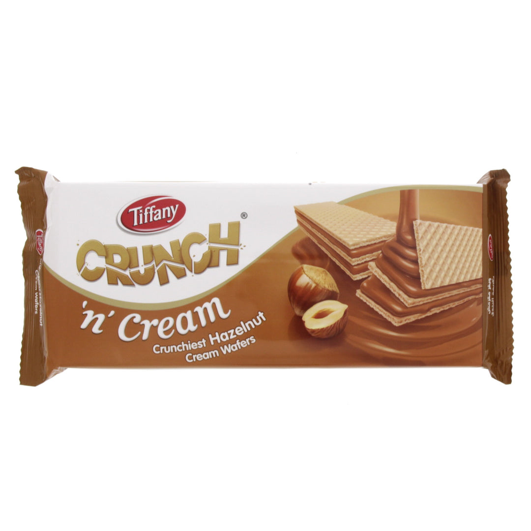 Tiffany Crunch N Cream HazelNut Cream Wafers 153gm