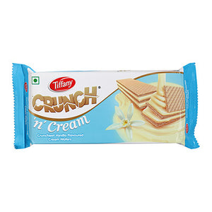 Tiffany Crunch N Cream Vanilla Cream Wafers 75gm Imp