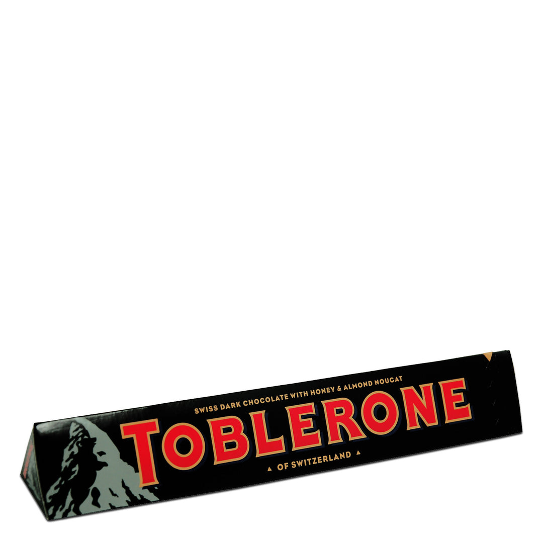 TOBLERONE SWISS DARK CHOCOLATE WITH HONEY & ALMONT NOUGAT 100GM IMP