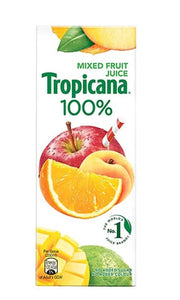 Tropicana 100% Mixed Fruit Juice 200ml