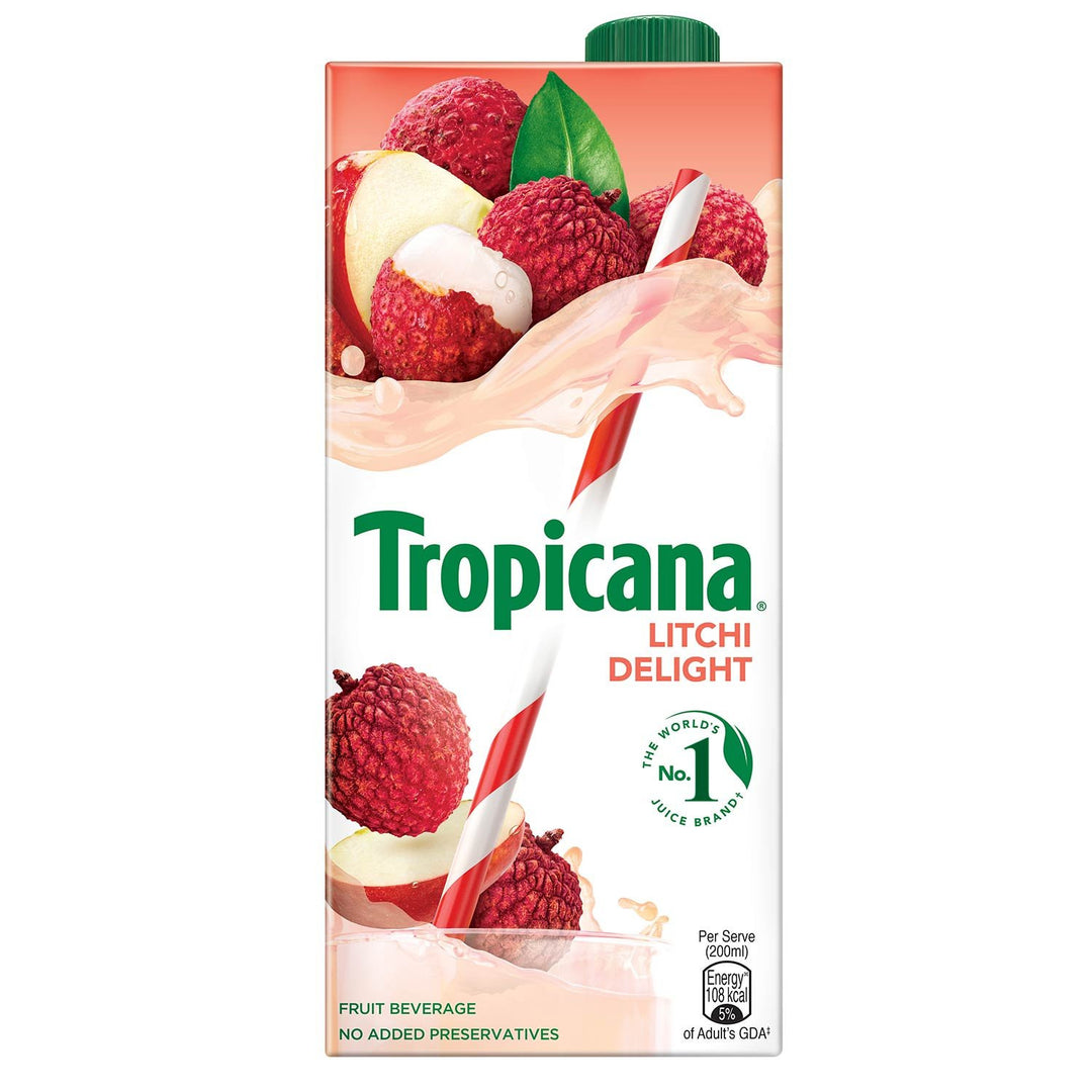 Tropicana Litchi TWirl Fruit Juice 1ltr