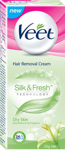 VEET HAIR REMOVAL DRY SKIN SILK&FRESH 25g