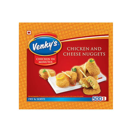 Venkys Chicken Cheese And Onion Sausages 500gm