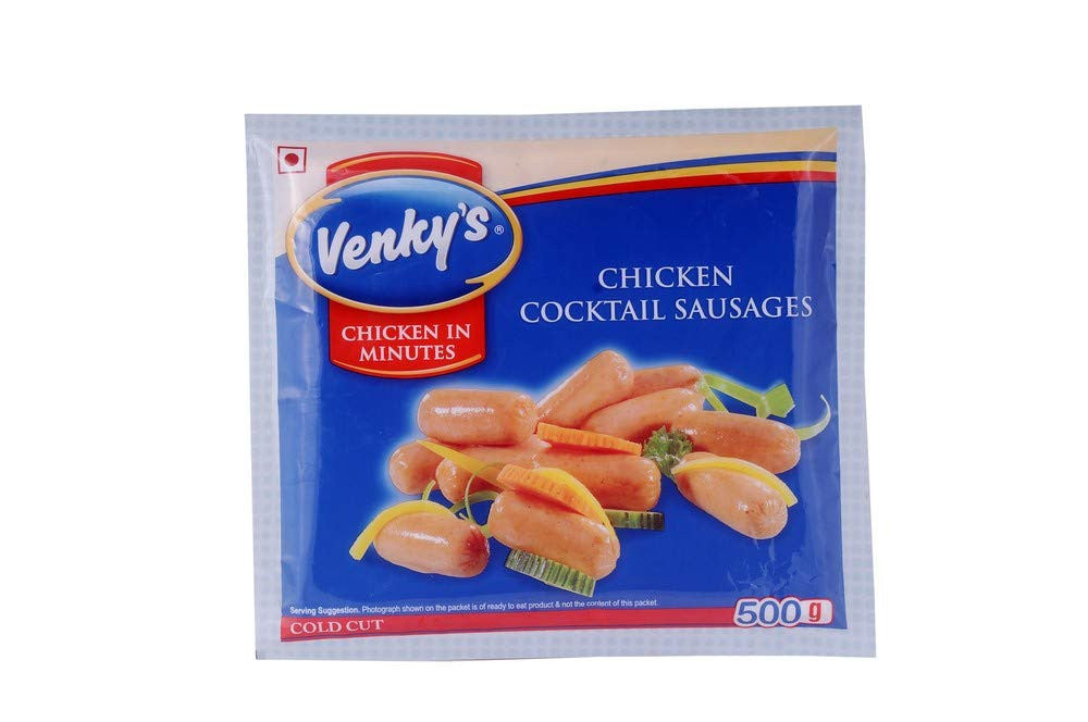 Venkys Chicken Cocktail Sausages 500gm