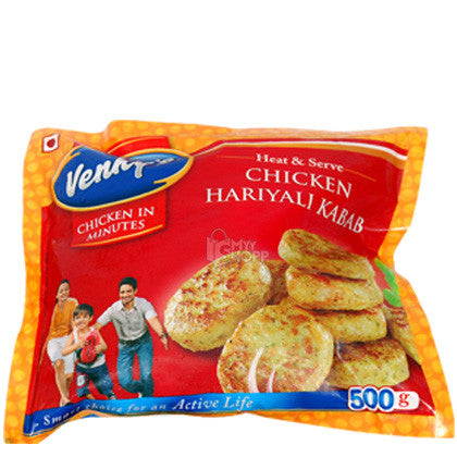 Venkys Chicken Haryali Kabab 500gm
