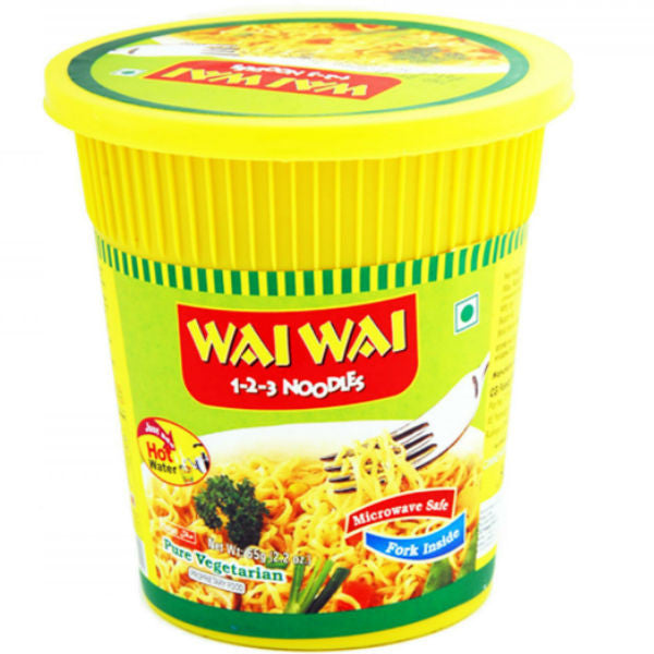 Wai Wai Pure Vegetarian Cup Noodles 65gm