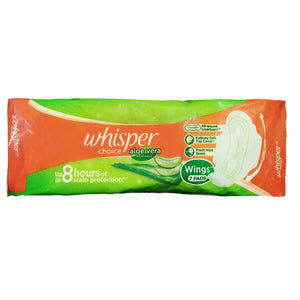 Whisper Choice Aloe Vera Xl 6 Pads